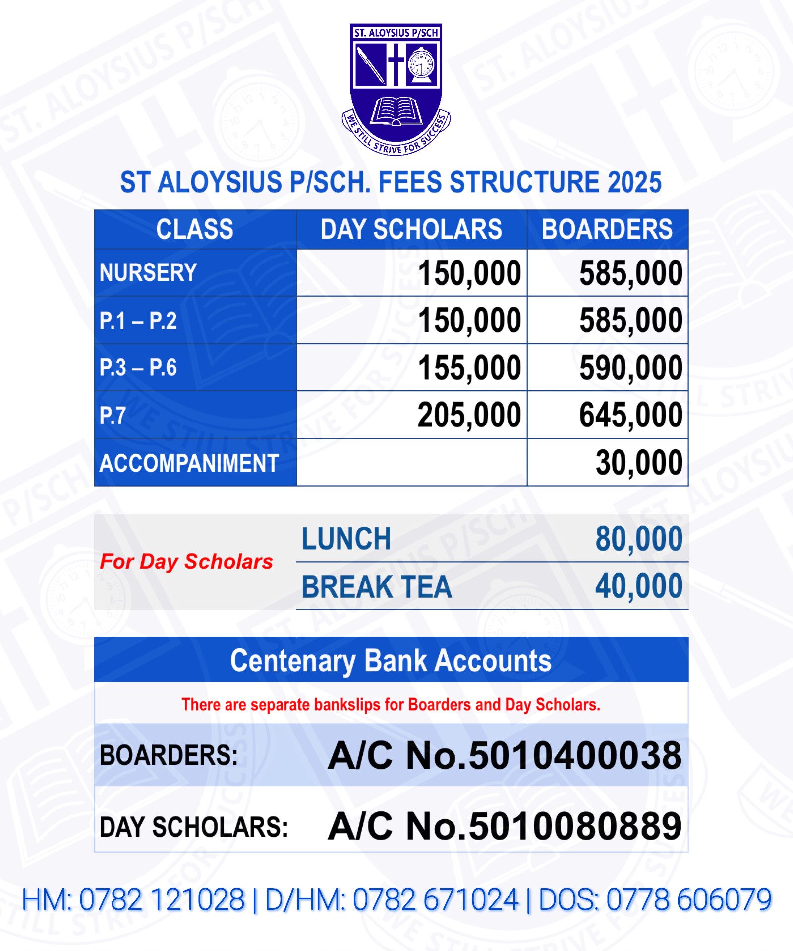 STAPS 2025 Fees Structure